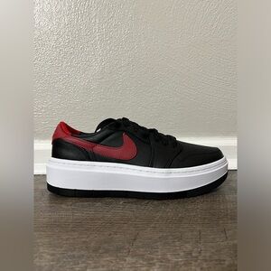 Nike Air Jordan 1 Elevate Low Black/Gym Red-White Women Size 9 DH7004-061